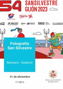 Cartel fotografía participantes San Silvestre 2021