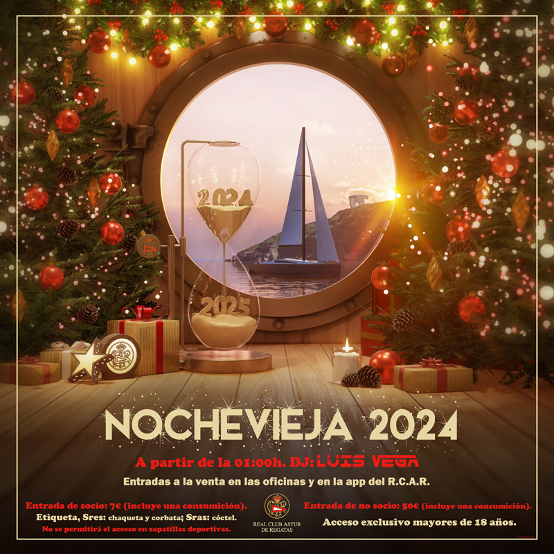 Cartel Nochevieja 31 de diciembre de 2024